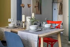 7 áreas de comedor en pequeños diseñadores de apartamentos 630_1