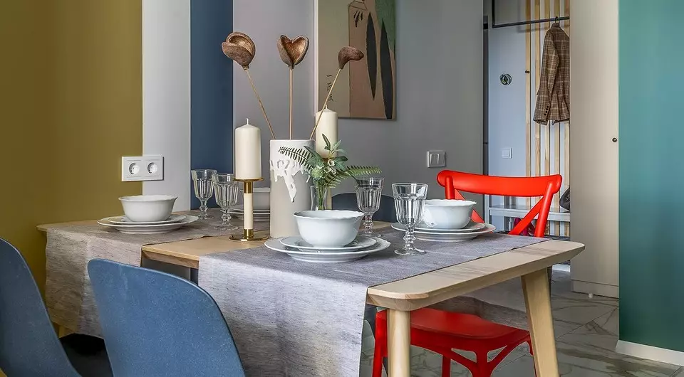 7 áreas de comedor en pequeños diseñadores de apartamentos