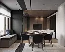 Kjøkken-sitteområde på 20 kvadratmeter. M: Tips for å skape et funksjonelt og stilig interiør 6327_57