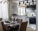 Área de cociña de 20 metros cadrados. M: Consellos para crear un interior funcional e elegante 6327_58