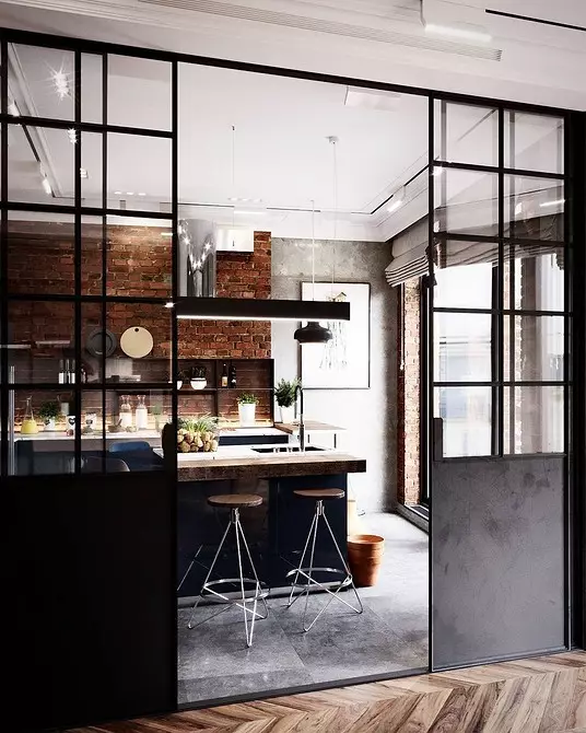 Área de cociña de 20 metros cadrados. M: Consellos para crear un interior funcional e elegante 6327_77