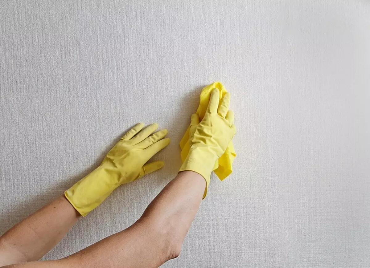 Wie waschen Sie Wallpapers: 7 Fonds und nützliche Tipps zur Hilfe 632_6