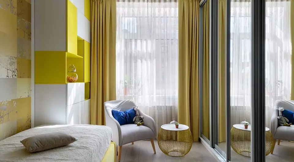 Kami menyusun interior dalam warna kuning: 4 dewan universal dan kombinasi terbaik