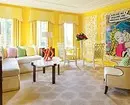 Kami menyusun interior dalam warna kuning: 4 dewan universal dan kombinasi terbaik 6342_6