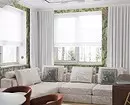 Trendy 2020: 70 možností pro módní záclony v obývacím pokoji 6418_10