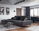 Trendy 2020: 70 možností pro módní záclony v obývacím pokoji 6418_11