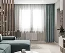 Trendy 2020: 70 Možnosti pre módne záclony v obývacej izbe 6418_138