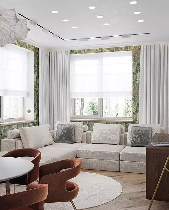 Tendências 2020: 70 opções para cortinas de moda na sala de estar 6418_19