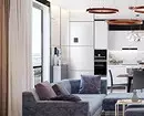 Trendy 2020: 70 možností pro módní záclony v obývacím pokoji 6418_34