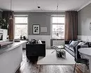 Trendy 2020: 70 Možnosti pre módne záclony v obývacej izbe 6418_37