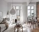 Trendy 2020: 70 možností pro módní záclony v obývacím pokoji 6418_43