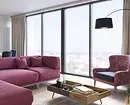 Trendy 2020: 70 Možnosti pre módne záclony v obývacej izbe 6418_6