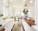 Ako vydať interiér kuchyne s umývadlom v okne: Užitočné tipy a 58 fotografií 6462_11
