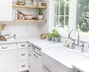 Come emettere un interno della cucina con un lavandino alla finestra: consigli utili e 58 foto 6462_25
