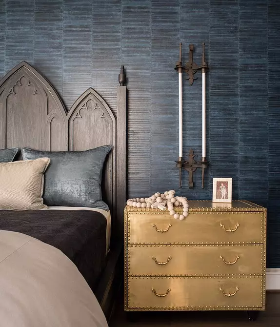 Desain wallpaper kamar tidur: tren mode 2020 dan tip penjualan 6477_100