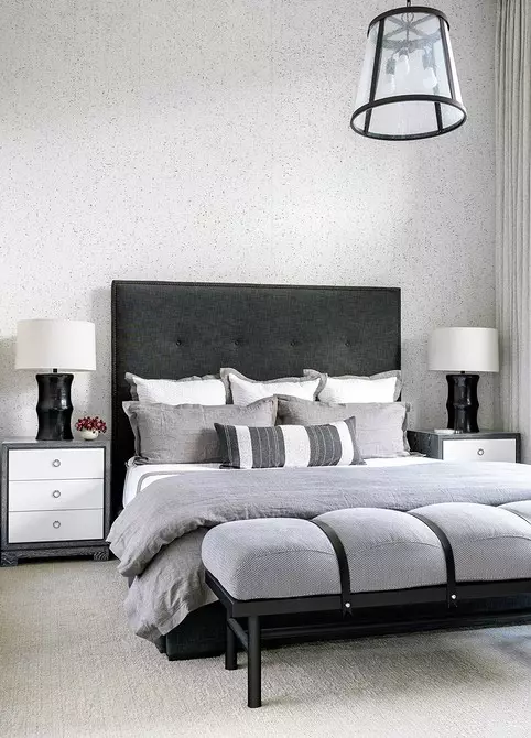 Desain wallpaper kamar tidur: tren mode 2020 dan tip penjualan 6477_101