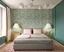 Desain wallpaper kamar tidur: tren mode 2020 dan tip penjualan 6477_108