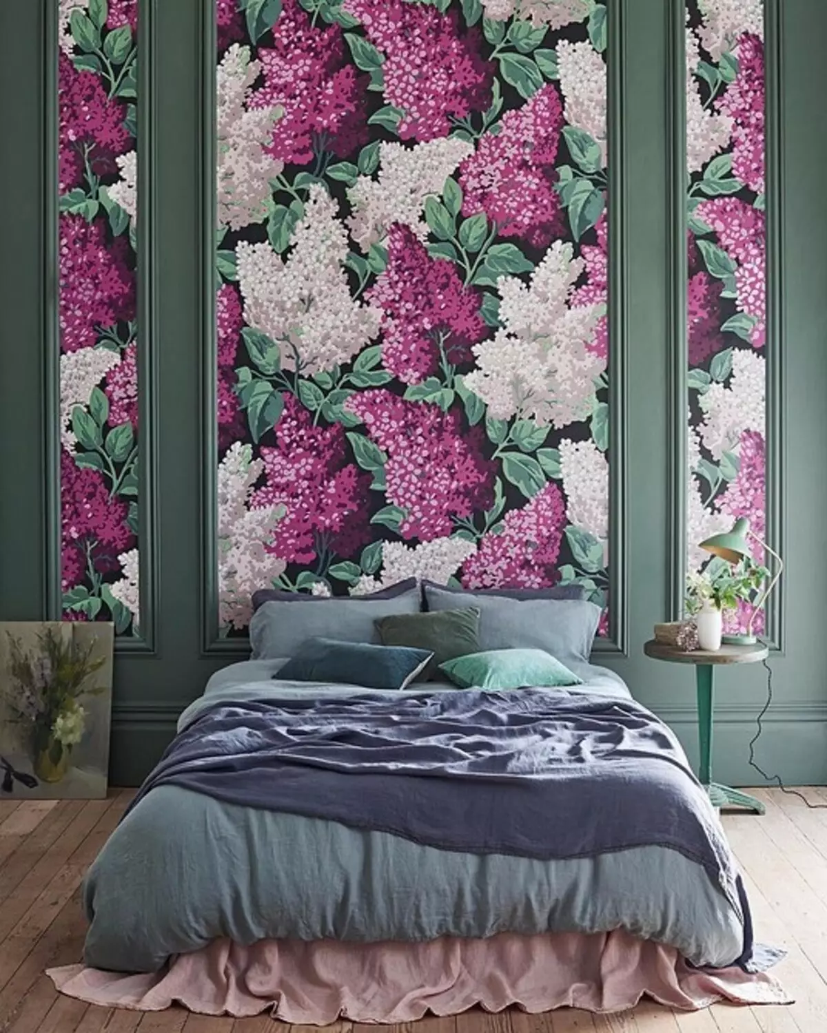 Desain wallpaper kamar tidur: tren mode 2020 dan tip penjualan 6477_18