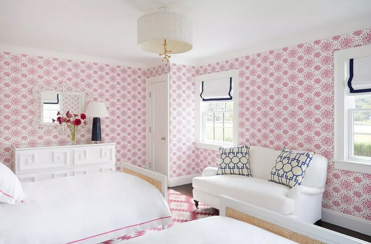 Desain wallpaper kamar tidur: tren mode 2020 dan tip penjualan 6477_81