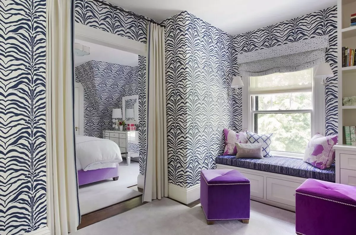 Bedroom wallpaper Design: Fashion Trends 2020 en Tips ferkeapje 6477_96