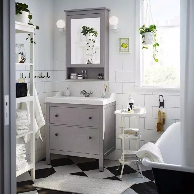 Ikea kiçijik hammam üçin Ikea: Halaýan 6 zat 6586_26