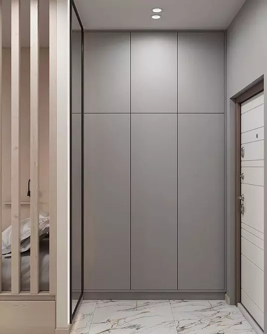 Sådan arrangerer man et smukt og funktionelt design af gangen på 4 kvadratmeter. M. 661_38