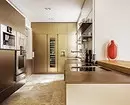 Interior de la cocina en tonos marrones beige (50 fotos) 6628_46