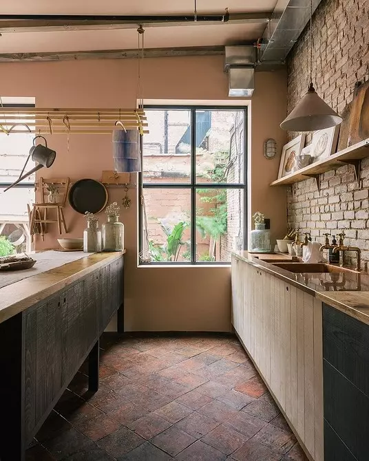 Interior dapur di nada beige-cokelat (50 foto) 6628_89