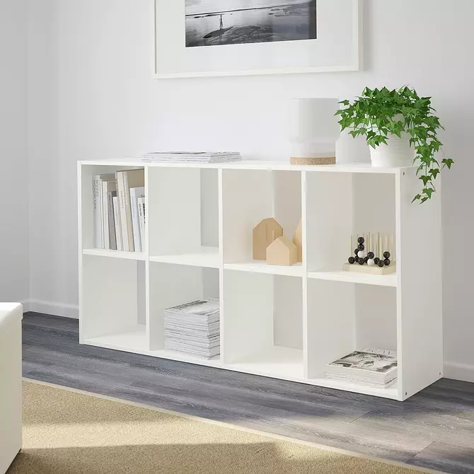Hoe een goedkope woonkamer te regelen met IKEA: Gevonden 11 geschikte goederen 6648_42