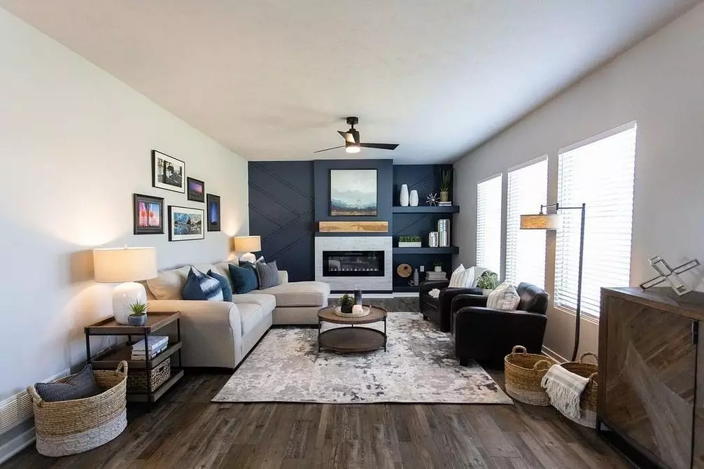 Crie uma zona macia ideal na sala de estar: 7 maneiras de combinar sofá e poltronas 6660_22