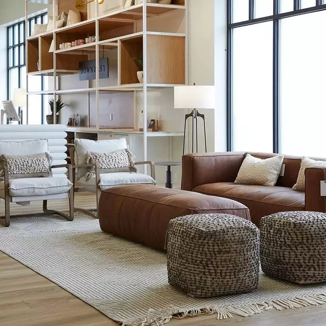 Crie uma zona macia ideal na sala de estar: 7 maneiras de combinar sofá e poltronas 6660_32