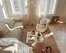 Ustvarite idealno mehko območje v dnevni sobi: 7 načinov za kombiniranje kavč in naslanjače 6660_36