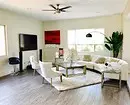 Lumikha ng isang perpektong soft zone sa living room: 7 mga paraan upang pagsamahin ang sofa at armchairs 6660_38