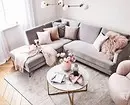 Lumikha ng isang perpektong soft zone sa living room: 7 mga paraan upang pagsamahin ang sofa at armchairs 6660_4