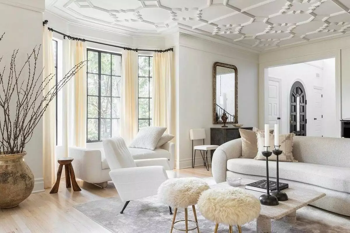 Създайте идеална мека зона в дневната: 7 начина за комбиниране на дивана и кресла 6660_60