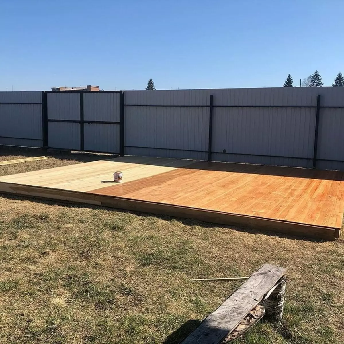 Construimos una plataforma y podio para la piscina en la casa de campo: una instrucción que ayudará a hacer todo con sus propias manos 6667_60