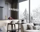 Fashionable curtains sa living room sa modernong estilo (52 mga larawan) 6680_20