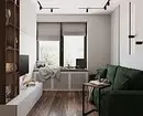 Fashionable curtains in the living room in modern style (52 photos) 6680_3