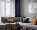 Fashionable curtains sa living room sa modernong estilo (52 mga larawan) 6680_39