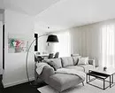 आधुनिक शैली में रहने वाले कमरे में फैशनेबल पर्दे (52 फोटो) 6680_54