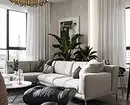 Fashionable curtains sa living room sa modernong estilo (52 mga larawan) 6680_59