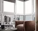 Fashionable curtains sa living room sa modernong estilo (52 mga larawan) 6680_7
