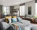 Módní záclony v obývacím pokoji v moderním stylu (52 fotografií) 6680_9