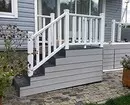 Porch na die houthuis: Wenke vir die skep en ontwerp (35 foto's) 6688_35