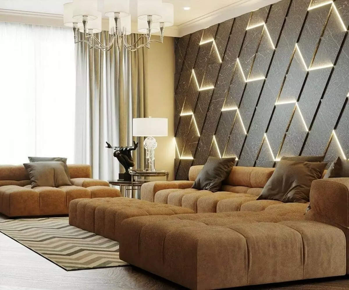 7 buenas ideas para el diseño de la sala de estar, que rara vez usan 6696_38