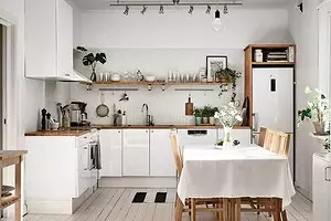 9 manieren om oan jo keuken moade-scand-eleminten ta te foegjen (sels sûnder IKEA!) 6765_1