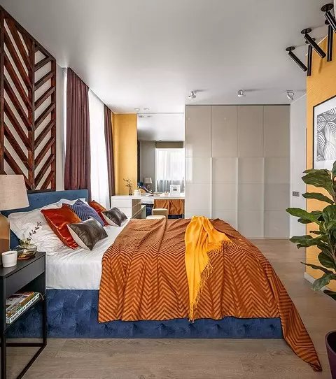 Oranžové-žlté posteľná bielizeň, USA a ...