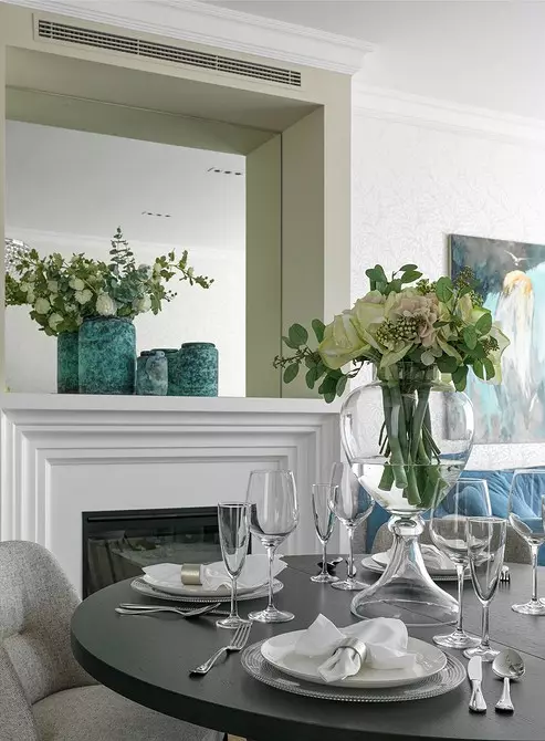 Apartament pentru familia mare: clasic modern în gama gri-albastru gamme 6822_26