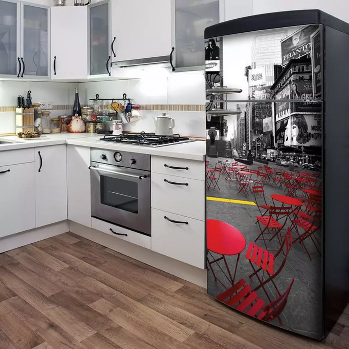 Not only SMEG: 6 ideas with multicolored appliances for kitchen 6947_16