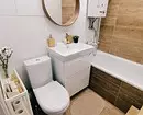 Tile sa ilalim ng puno sa banyo: naka-istilong mga kumbinasyon at mga ideya sa disenyo 7016_52